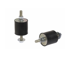 Amortisseurs cylindriques M8 30X20mm 70kg/amort (sachet x4) - VECAMCO