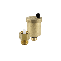Purgeur d'air automatique Valmat avec joint torique + clapet d'isolement inclus - M 12x17 (3/8")