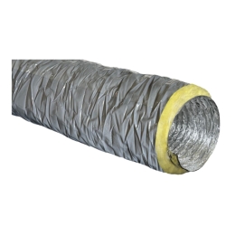 VMC -  Gaine souple Aluminium - Jaquette  PVC - Ø 82 mm - 1 x 6m - ACOMAT VENTILATION