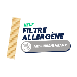 Filtre allergène RKT437A801D - MITSUBISHI HEAVY - SRK50ZS-WF (neuf)