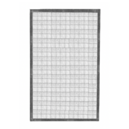Porte filtre + filtre  pour  grille de reprise 625x400