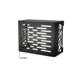 Cache climatisation en acier galvanisé model Ambra Taille S - noir - ASPEN PUMPS