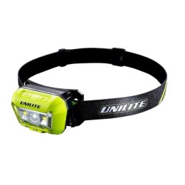 Lampe frontale double faisceau rechargable  UNILITE 475LM