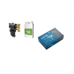 Kit Filtre magnétique PAC MP2 1''+ Nettoyant CT02  (réseaux, tuyauterie, canalisation, pompe à chaleur) RBM