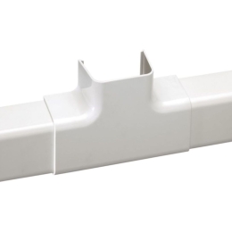 Té d'intersection pour goulotte 80x60 ivoire (4pcs) - IMPERIALE