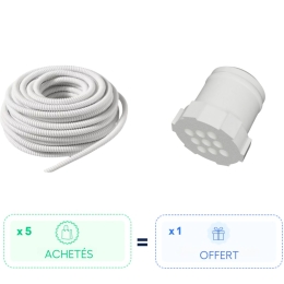 Pack 5 Tuyaux d'évacuation de condensats achetés = 1 sachet de 5 Capuchons de protection OFFERT  - IMPERIALE
