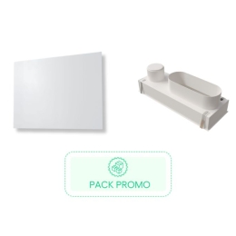 Kit Plénum + Diffuseur de soufflage d'air pour plenum 400x150mm / enjoliveur 600x350mm - BAILLINDUSTRIE