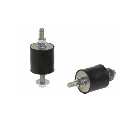 Amortisseurs cylindriques M8 40x40mm 80kg/amort (sachet x4) - VECAMCO