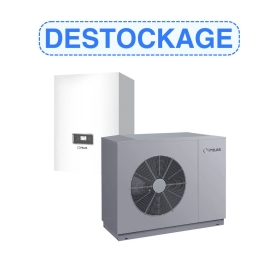 Pompe à chaleur air/eau 14 monophasé, HTi70 14 mono Premium+ ultramodulante de 15 à 100%, monobloc R290 pilote Premium+, 1circuit chauffage - INTUIS