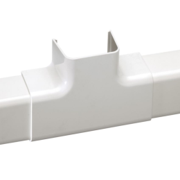 Té d'intersection pour goulotte 80x60 blanc (carton de 4p) - IMPERIALE