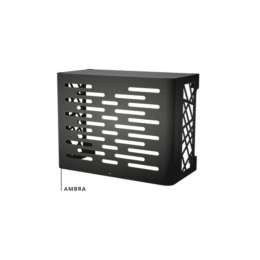 Cache climatisation en acier galvanisé model Ambra Taille L - noir - ASPEN PUMPS