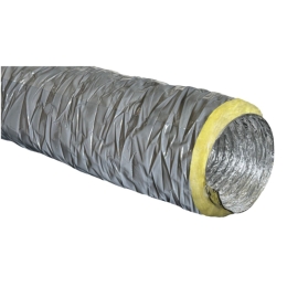 VMC - Gaine souple Aluminium - Jaquette  PVC - Ø 127 mm - 1x6 m - ACOMAT VENTILATION