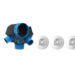 Kit VMC Hygrocosy / Simple flux hygroréglable - ATLANTIC VENTILATION