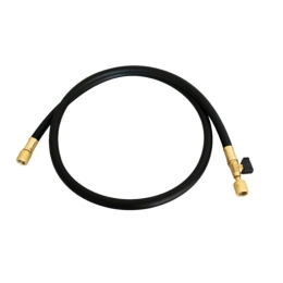 Flexible de charge 150 cm avec vanne (3/8"-3/8"), noir pour VMG4  - TEDDINGTON