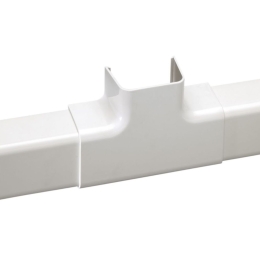 Té d'intersection pour goulotte 80x60 blanc (4pcs) - IMPERIALE