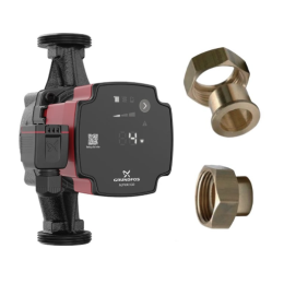 Circulateur de chauffage Grundfos ALPHA1 GO 25-40 180 + raccord union Fonte G 1" 1/2-1" F